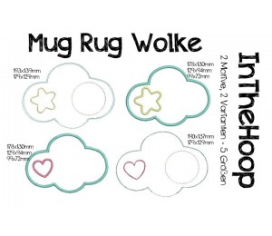 ITH - Wolke Mug Rugs